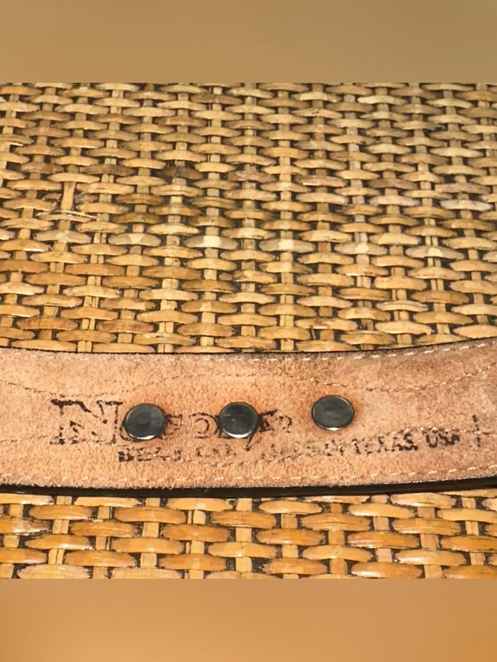 Vintage Nocona Western Leather Belt Red Black Metal Inlay Cowgirl Rodeo Small